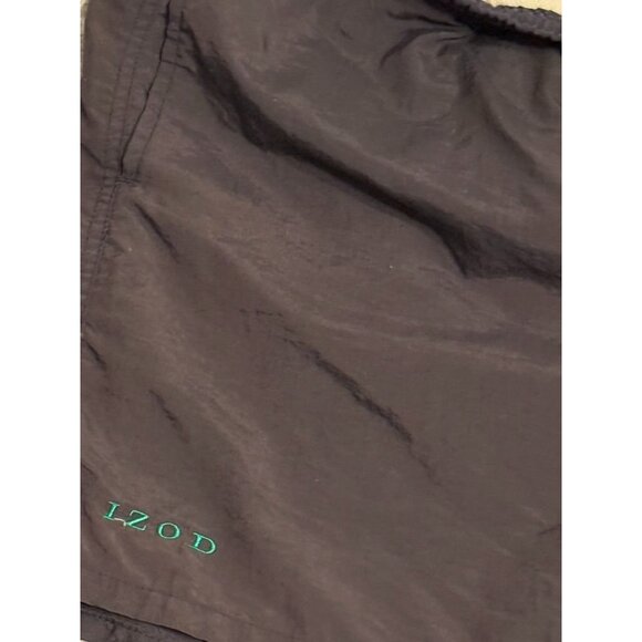 Men's Vintage IZOD Faded Black Swim shorts Size Medium - Picture 2 of 7